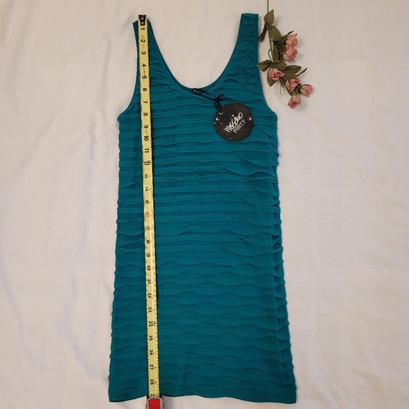 NWT - Mossimo Party - Blue green dress - Picture 4 of 9